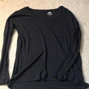 EUC Old Navy boyfriend style long sleeve top